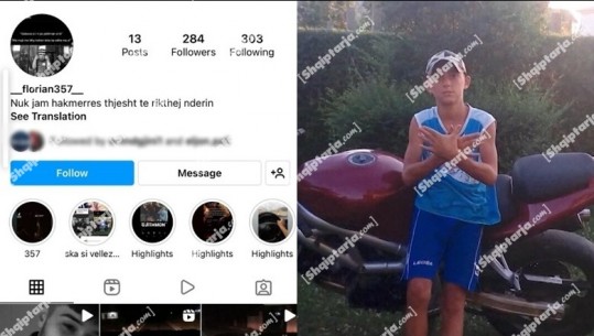 Vrau vëllanë e vrasësit të babait pas 13 vitesh, çfarë shkruante 17-vjeçari në Instagram para krimit: Nuk jam hakmarrës, thjesht rikthej nderin