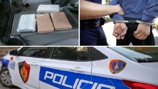 Po udhëtonin me kokainë në makinë, arrestohet shoferja në Tiranë, në pranga edhe pasagjeri që u prezantua si polic për të ‘shpëtuar’