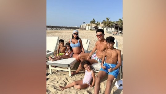 Në pritje të dy fëmijëve, Georgina dhe Cristiano Ronaldo ndajnë foto nga pushimet në Dubai
