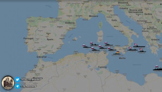 Anijet ruse ‘zbarkojnë’ në kanalin e Sicilisë, kriza e Ukrainës ka një tjetër front! NATO ndjek lëvizjet e flotës, Biden: Gati për çdo gjë