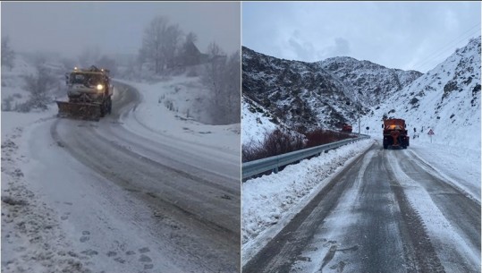 Dëborë në Dibër dhe Korçë, rrugët të kalueshme vetëm me zinxhirë! Bllokohet Rruga e Arbrit, ja rruga alternative nga duhet të kalojnë shoferët