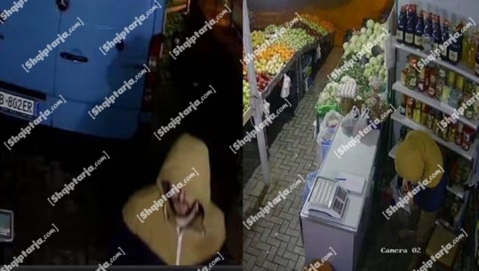 Vodhi disa ushqime dhe një sasi lekësh në një dyqan, arrestohet  35-vjeçari në Berat! Momenti kur i riu kapet duke vjedhur paratë