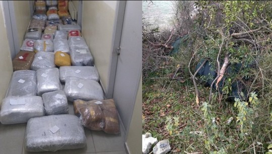 Kapet 300 kg marijuanë në kufirin greko-shqiptar në Igumenicë! 8 çanta gjendet në një zonë me shkurre pranë bregdetit (VIDEO)