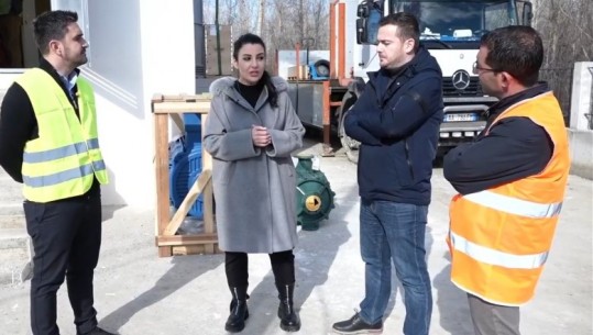 Nga muaji maj ujë 24 orë për 5800 banorë të Cërrikut, Balluku inspekton punimet: Ndërtimi i ujësjellësit investim 2.8 mln euro
