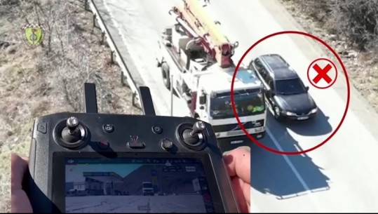 Parakalime të rrezikshme, ‘dronët’ kapin shoferët problematikë në Elbasan (VIDEO)