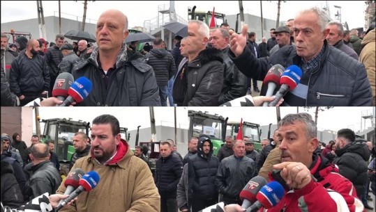  Protesta në Bilisht, fermeri: Jemi të vdekur, kemi tonelata me prodhime të pashitura! Një tjetër: Nuk mbajmë dot familjet me bukë 