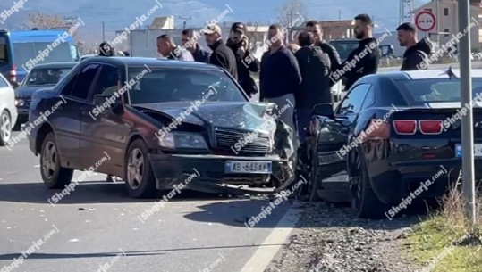  Përplasen dy automjete në autostradën Lezhë-Laç, plagoset rëndë një person