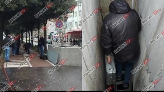 Tentativë grabitje të një banke në Tiranë, grabitësit u kamufluan si punonjës të mirëmbajtjes! Video ekskluzive nga ku u futën autorët për të gërmuar tunelet e nëndheshme  drejt bankës
