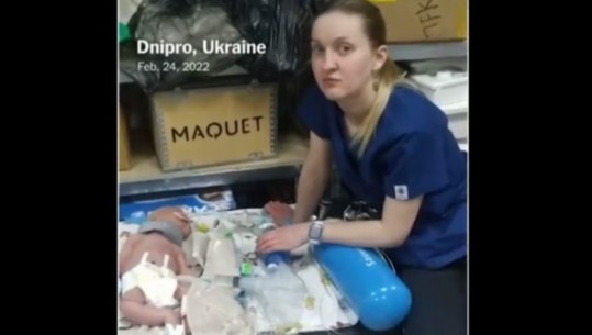 Pamje të dhimbshme nga Ukraina, foshnjat e porsalindura futen në bodrum për tu mbrojtur nga sulmet ruse
