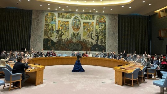 Miratohet rezoluta e Shqipëri-SHBA në Këshillin e Sigurimit, thirret mbledhje emergjente e Asamblesë së Përgjithshme të OKB për luftën në Ukrainë