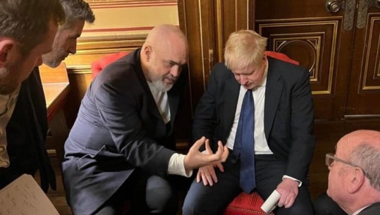 Rama takohet me kryeministrin britanik Boris Johnson