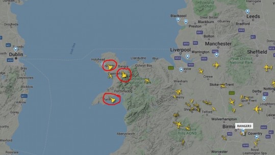 Çfarë po ndodh në qiellin britanik? Avionë dhe helikopterë ushtarakë në fluturim si rrallë herë më parë (FOTO)