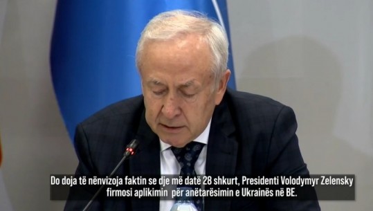 Ambasadori i Ukrainës, Volodymyr Shkurov: Mirënjohje Shqipërisë! Qëndroni më fort ndaj Rusisë, agresori nuk bindet aq lehtë