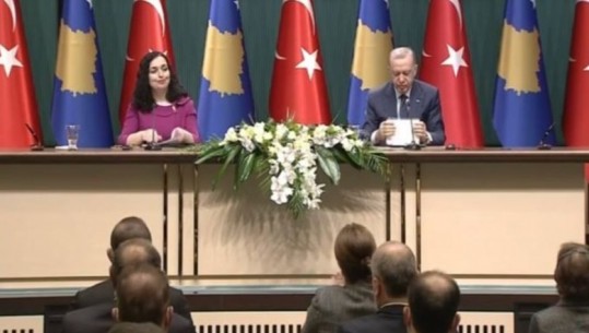 Lufta në Ukrainë, pas takimit me Erdogan, Vjosa Osmani kërkon anëtarësimin e Kosovës në NATO