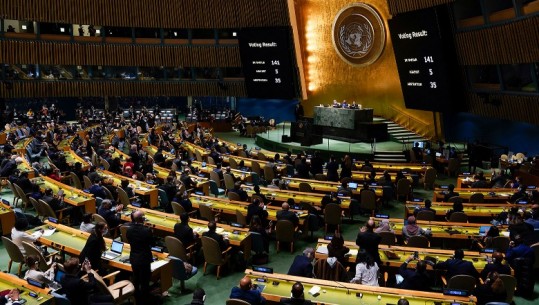 Asambleja e OKB-së, 141 shtete kundër sulmit rus, përfshirë edhe Serbinë! As Kina s'mbështet më Putinin! Rama: Vota e Beogradit kundër Moskës unifikon Ballkanin! Zelensky: Koalicion global