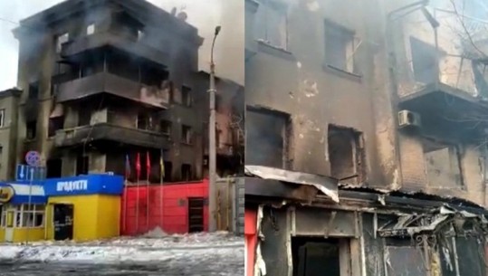 Konsullata e nderit e Shqipërisë në Ukrainë shkatërrohet plotësisht nga bombardimet ruse! Ministria e Jashtme: Autorët duhet të mbajnë përgjegjësi (VIDEO)