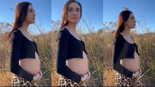 Dojna Mema shtatzënë për herë të parë, ndan me ndjekësit videon me barkun e rrumbullakosur