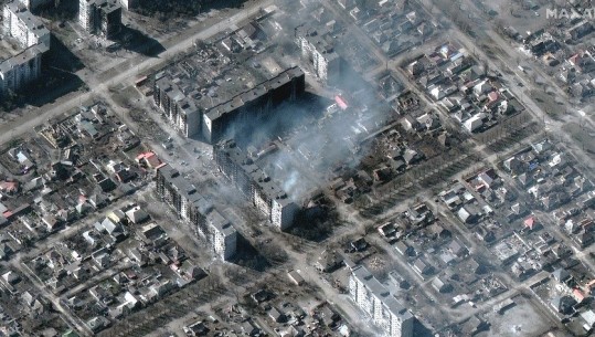 Imazhet e fundit satelitore, shumë zjarre dhe shkatërrim në Mariupol