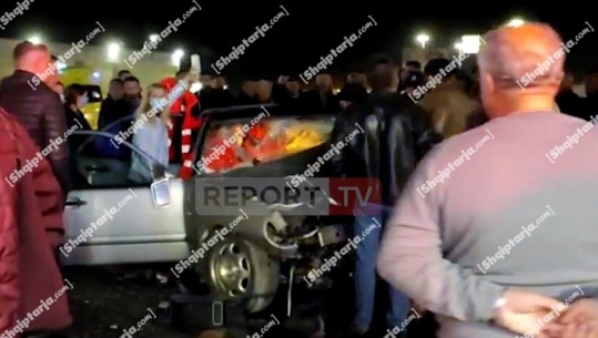  Aksidenti në Fushë-Krujë-Thumanë, një person mbetet i bllokuar brenda në makinës, nxirret nga forcat zjarrfikëse (VIDEO)