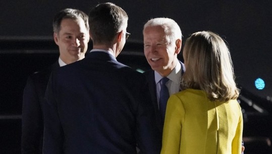 Samiti i jashtëzakonshëm i NATO-s për Ukrainën, Joe Biden mbërrin në Bruksel