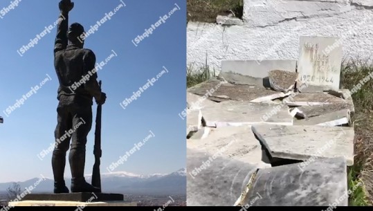 Dëmtohen disa varre në Varrezat e Dëshmorëve në Korçë