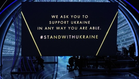 Mbrëmja e çmimeve Oscar 2022 solidarizohet me Ukrainën