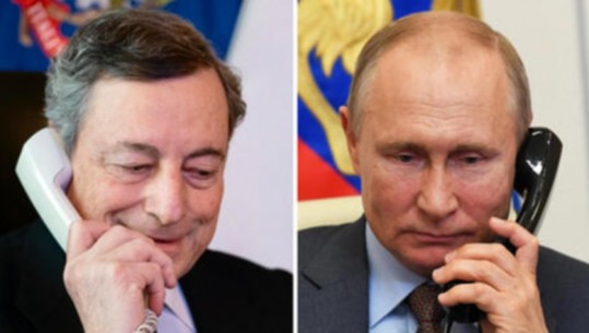 Draghi dhe Putin zhvillojnë një orë bisedë telefonike