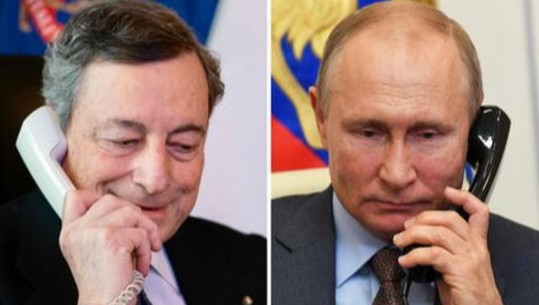 Zbardhet biseda telefonike mes Draghit dhe Putinit