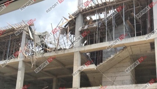 Shembet soleta e një pallati në ndërtim në Kashar, shpëton për mrekulli punëtori! Dërgohet me urgjencë në spital