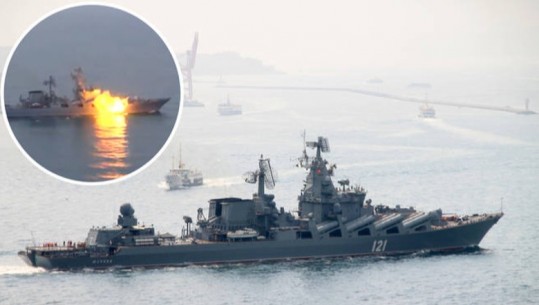 KievI: Komandanti i anijes ruse ‘Moskva’ vdiq në bord