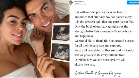 Dramë për Cristiano Ronaldon dhe Georgina Rodriguez! Humb jetën një nga binjakët e tyre të porsalindur