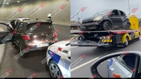 EKSKLUZIVE/ I riu i dehur i rrezikon të gjithë në Tiranë, shtyp me makinë burrë te ‘Vasil Shanto’, ikën drejt autostradës! Neutralizohet nga ‘Rrugorja’, në tunel përplasi dhe  1 makinë tjetër (VIDEO)