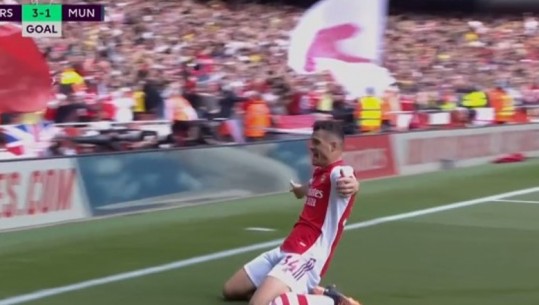 Goditja ‘vrastare’ nga distanca, Granit Xhaka shënon ‘super’ golin ndaj Manchester United (VIDEO)