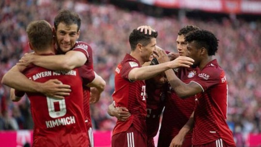 Bayern vendos rekordin në ‘top 5 ligat’ e Europës, mposht Dortmundin dhe fiton titullin e 10 rradhazi 