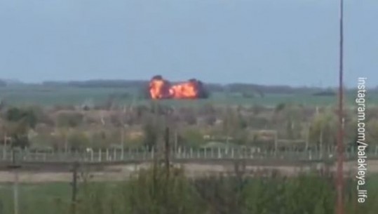 VIDEO/ Forcat ukrainase rrëzojnë avionin rus në Kharkiv 