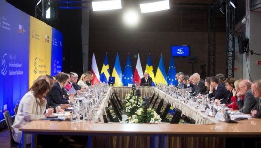 Konferenca e Donatorëve mbledh 6 miliardë euro për Ukrainën, Shqipëria jep 1 mln euro! Rama: Dhamë ndihmë ushtarake! Zelensky: Do ringrihemi, liria duhet të fitojë