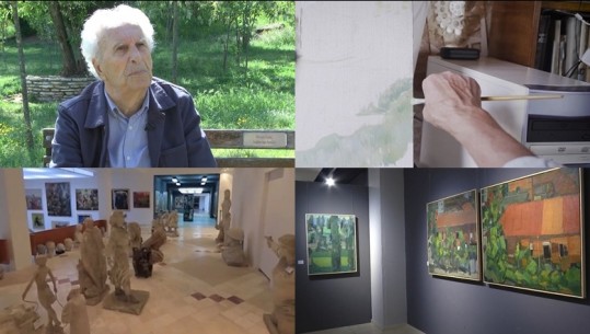 ‘Tirana në telajo’, e parë nga studioja e Hasan Nallbanit, rrëfimi i piktorit 88-vjeçar: Brengat e mia për Galerinë Kombëtare dhe dhunën ndaj trashëgimisë