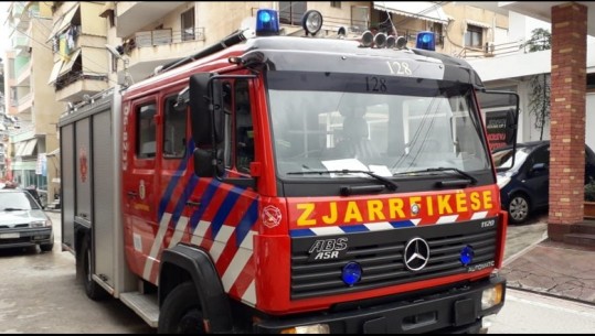Zjarr në një pallat tek rruga e Elbasanit, dërgohen me urgjencë në spital një grua dhe një i mitur