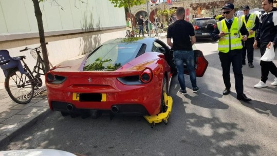 Ishin parkuar kundravajtje, policia bashkiake në Tiranë bllokon makinat luksoze