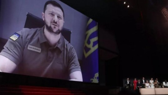 Zelensky mban fjalim në Festivalin e Kanës: Kinemaja nuk hesht, diktatori do të humbasë