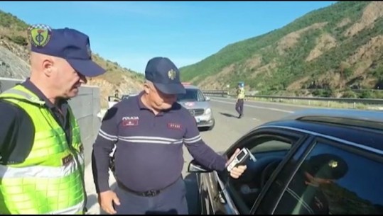 Me shpejtësi deri në 218 km/h në Rrugën e Kombit, policia pezullon 78 patenta, gjobiten 369 shoferë