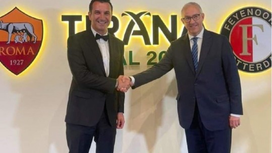 Veliaj mirëpret në Tiranë kryebashkiakun e Roterdamit, thirrje tifozëve të dy skuadrave: Festoni në paqe, në respekt të qytetit