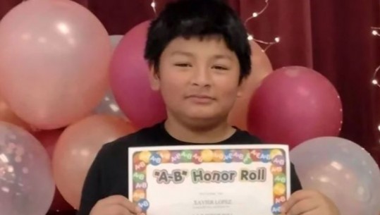 Sulmi në Teksas/ 10-vjeçari mori certifikatë nderi pak orë para se të vritej! Nëna e tij: Atë buzëqeshje nuk do ta harrojë kurrë