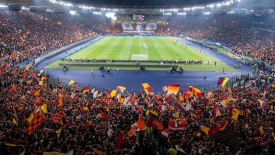 50 mijë në stadiumin e Romës për të parë në ekrane ndeshjen e Tiranës! Kryeqyteti italian në festë