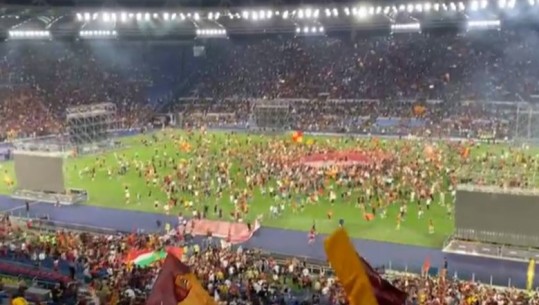 Italianët nuk përmbahen, pas fitores së Romës, 50 mijë tifozë ‘pushtojnë’ stadiumin ‘Olimpico’ në Itali