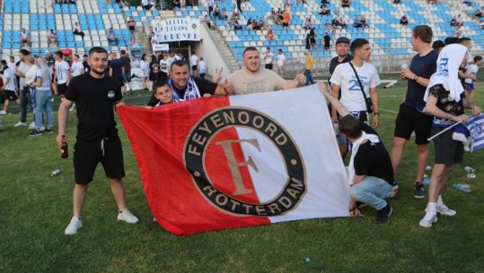 Holandezët në ‘Selman Stërmasi’, tifozët e Feyenoord bashkohen me ‘Fanatics-at’ për titullin e Tiranës