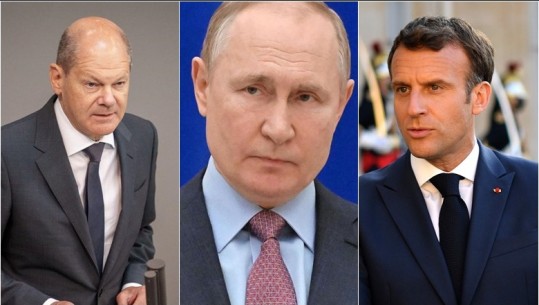 'Armëpushim të menjëhershëm dhe tërheqje të trupave nga Ukraina', Macron dhe Scholz kërkesë Putinin