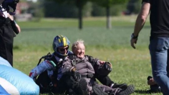 Suedi/ 103-vjeçarja thyen rekordin botëror të hedhjes me parashutë