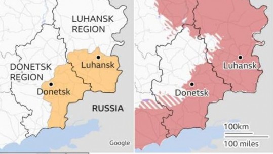 Guvernatori: Donetsk-u tani është kthyer në një fushëbetejë