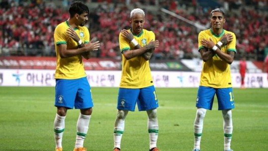Brazili pa mëshirë, shënon pesë herë në miqësoren kundër Koresë së Jugut! Gati për Botëror